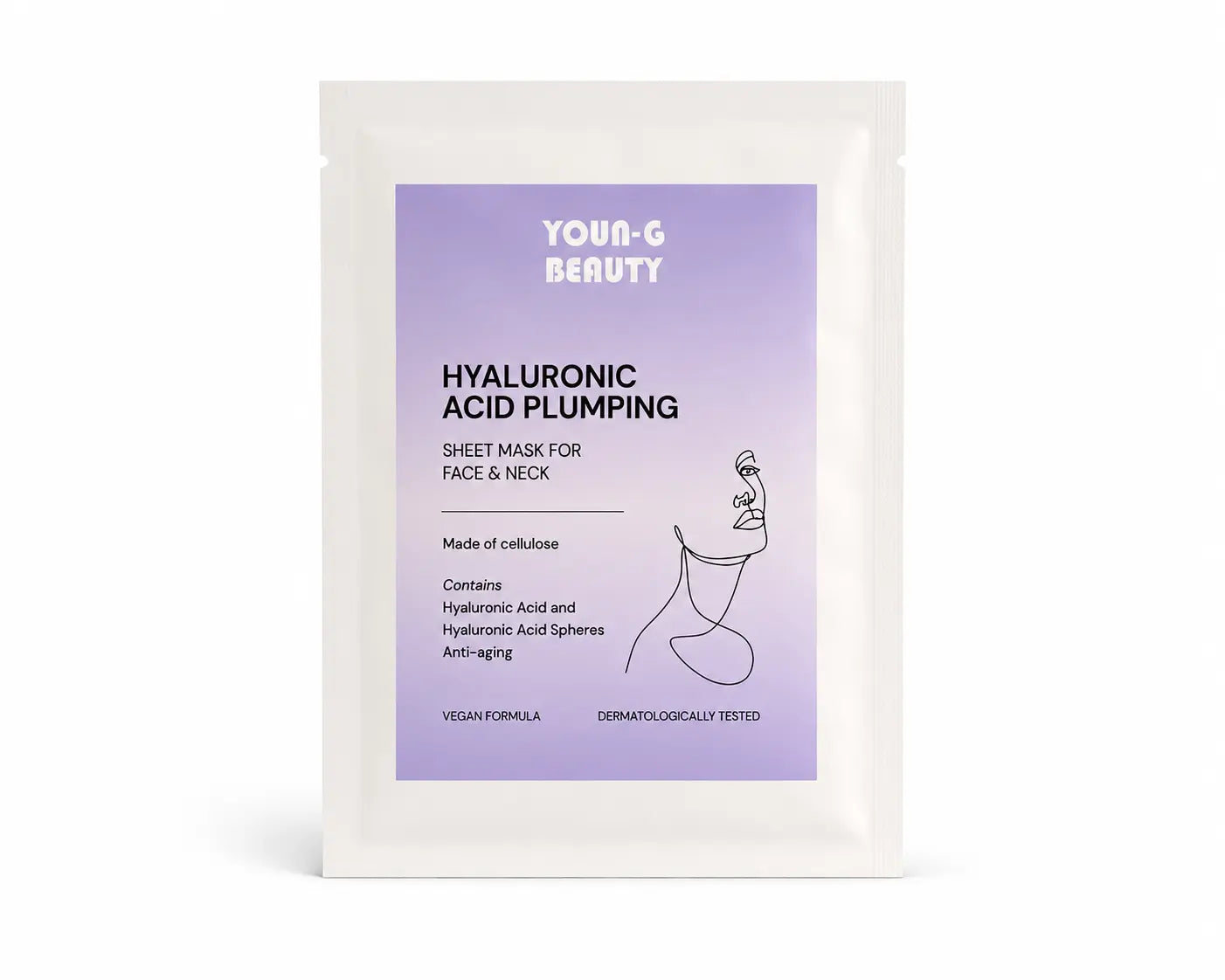 HYALURONIC PLUMPING FACE-NECK MASK